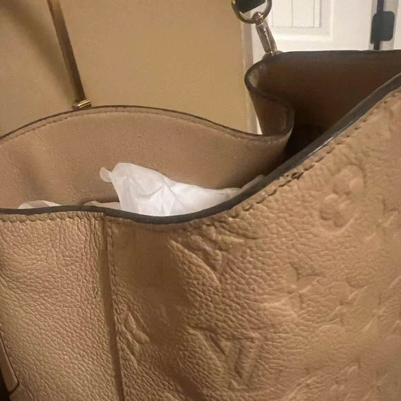 Louis Vuitton Dune Monogram Empreinte Leather Bagatelle Bag w/ dust bag - Picture 4 of 16